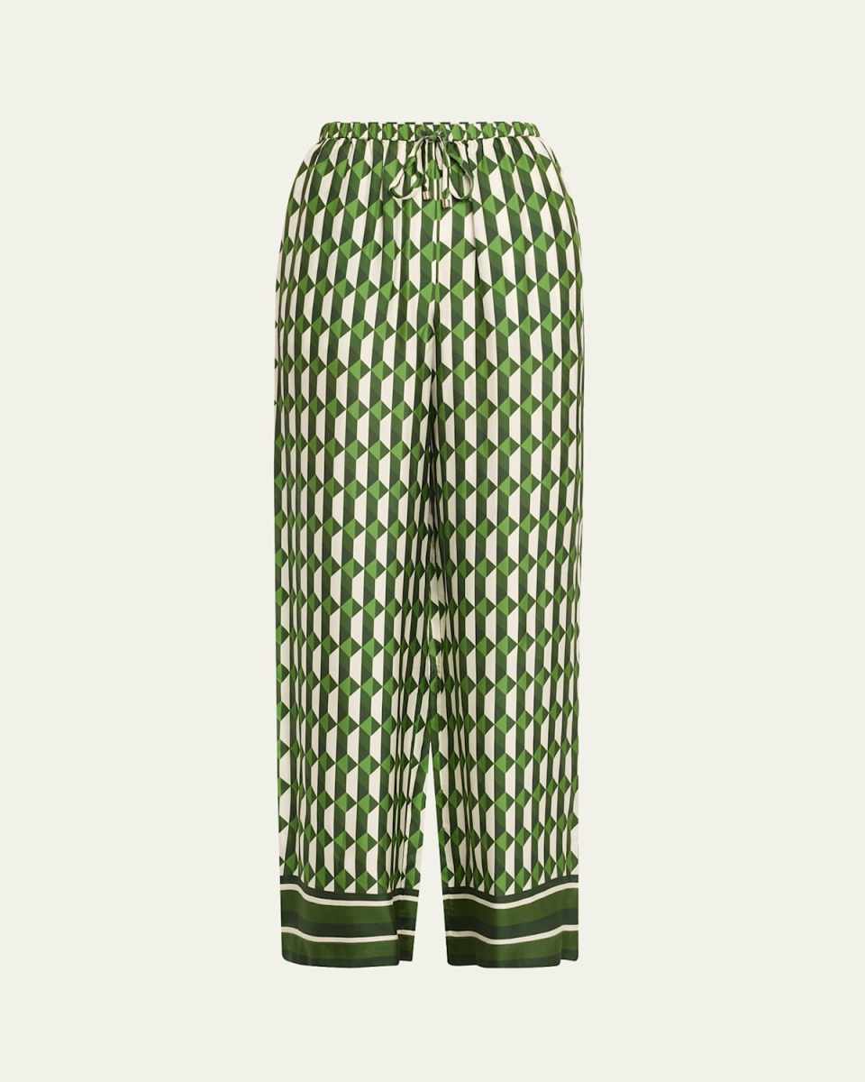 Printed Drawstring Pants